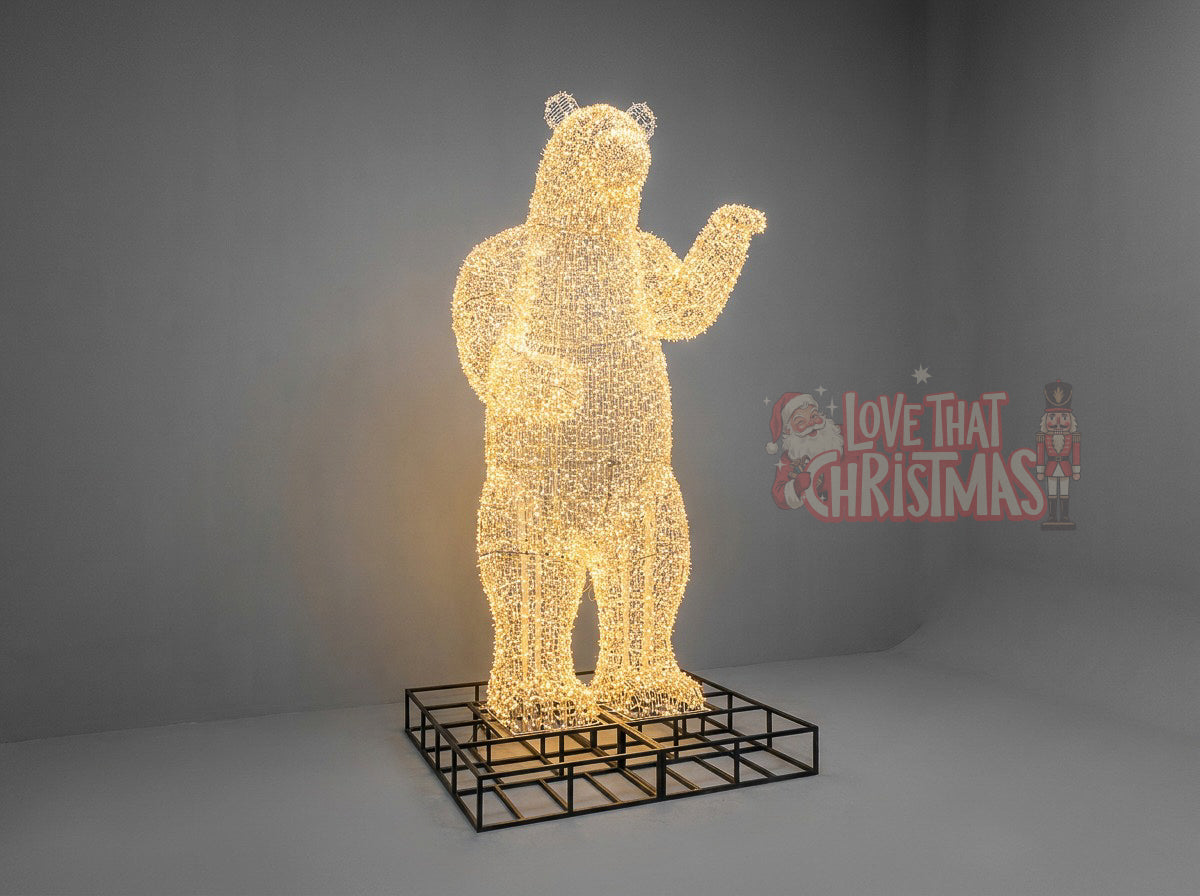 Grand Standing Christmas Bear