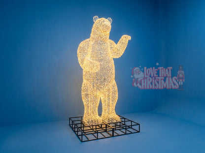 Grand Standing Christmas Bear