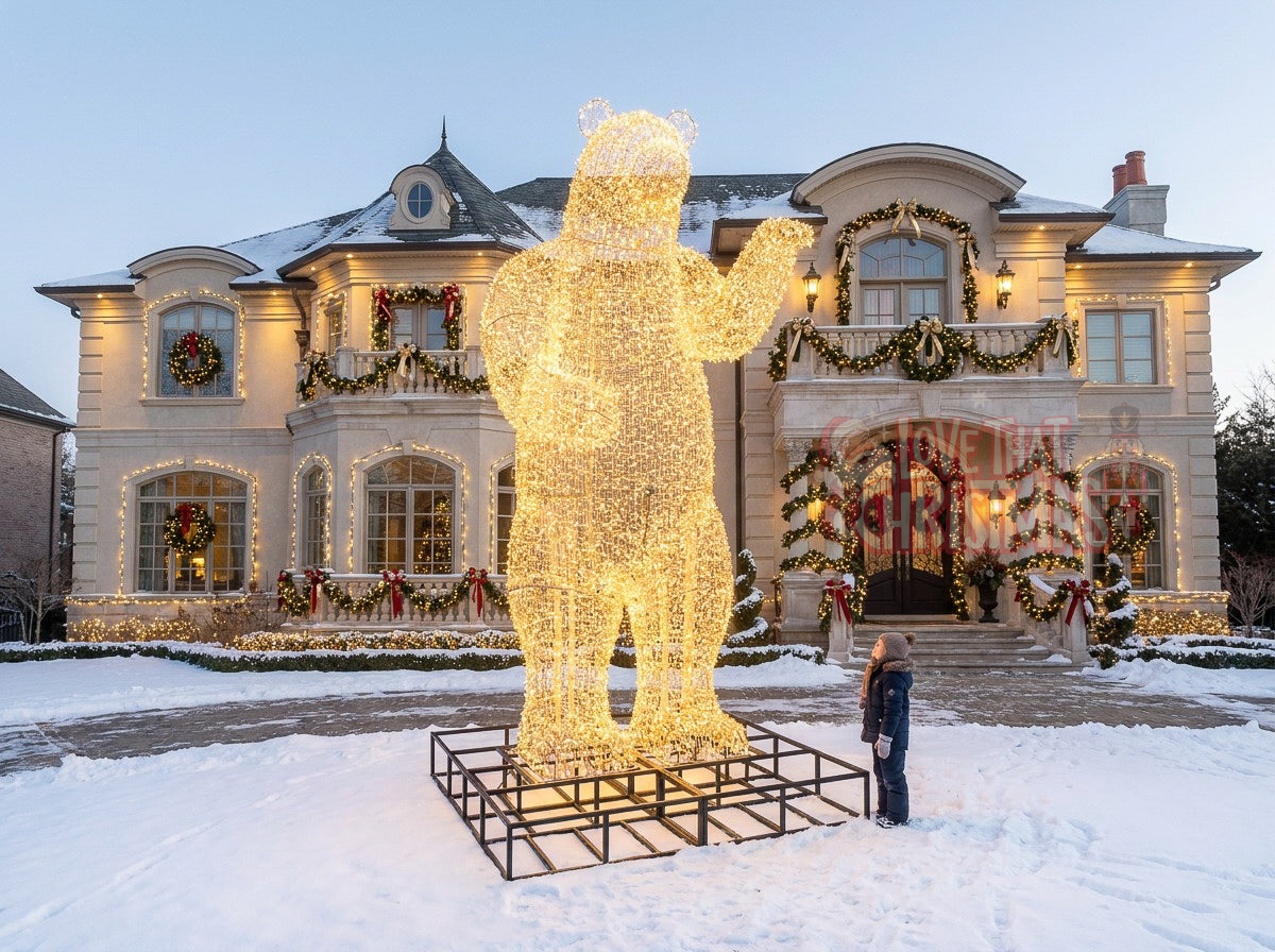 Grand Standing Christmas Bear