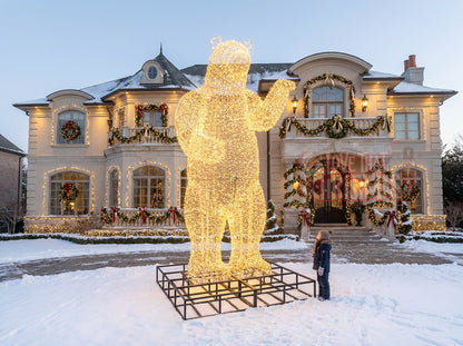 Grand Standing Christmas Bear