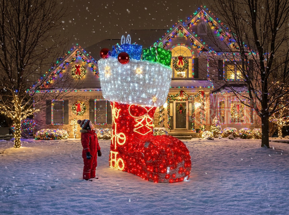 Large Illuminated Stocking
