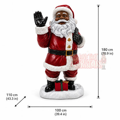 Fiberglass Santa Claus