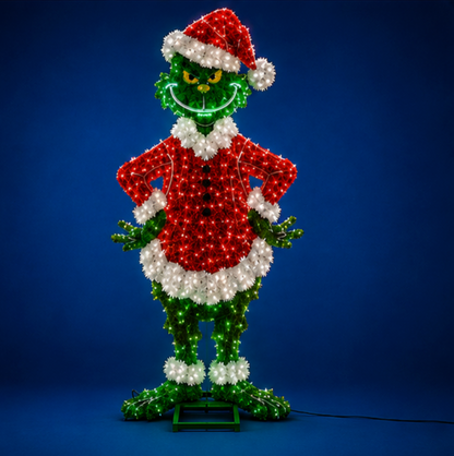 8.2' Illuminated Grinch Christmas Display