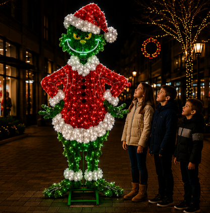 8.2' Illuminated Grinch Christmas Display